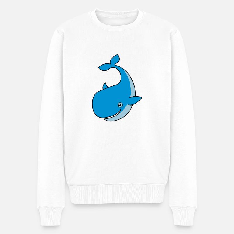 wal_02 - Pull Premium bio Homme - blanc