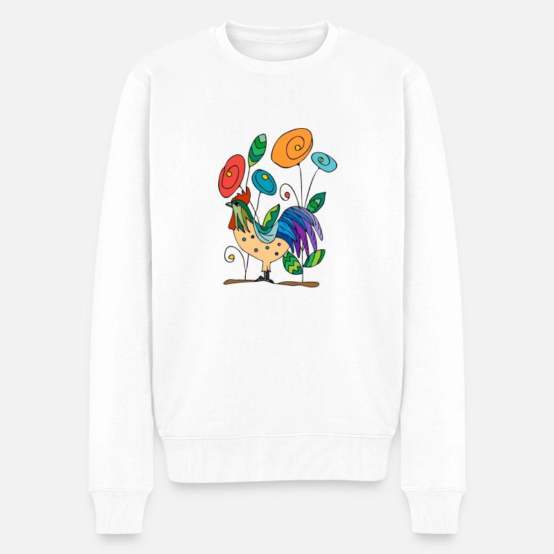 Coq - Pull Premium bio Homme - blanc