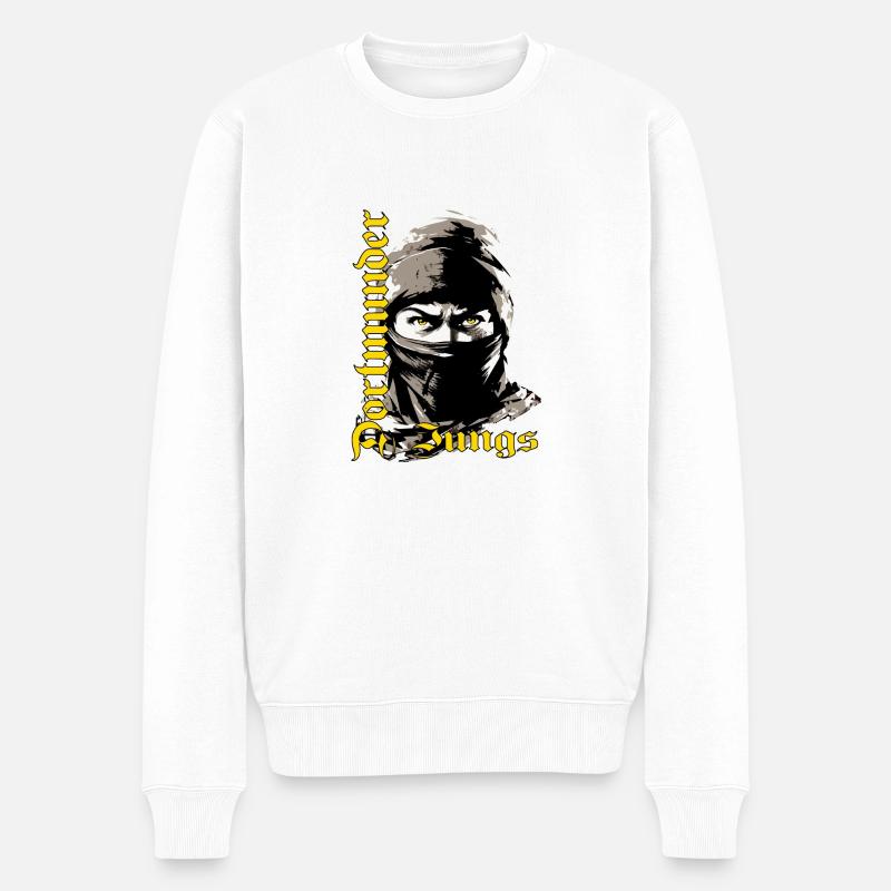 Dortmund Design Dortmunder Ultras & Fans - Männer Premium Bio Pullover - Weiß