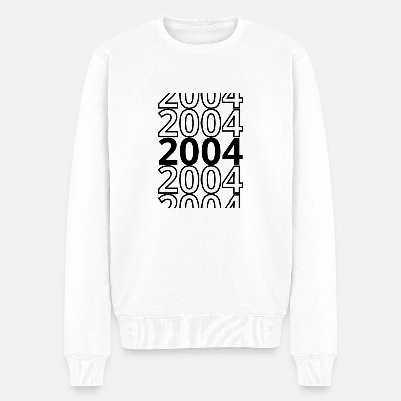 2004 2004 2004 - Pull Premium bio Homme - blanc