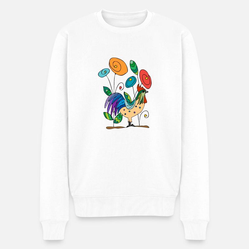 Coq - Pull Premium bio Homme - blanc