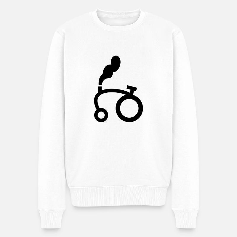tracteur - Pull Premium bio Homme - blanc