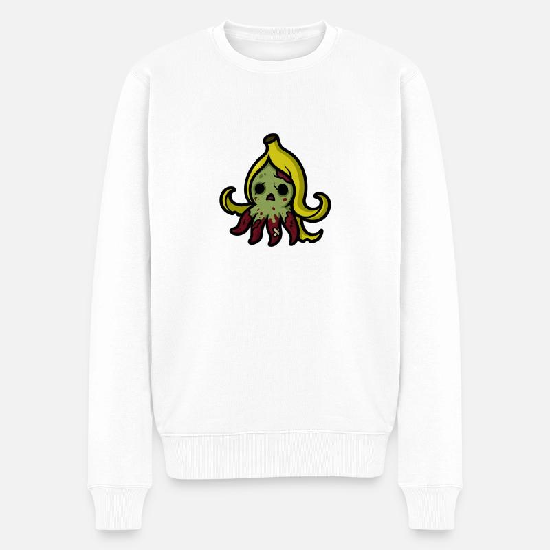 Zombiepuss - Pull Premium bio Homme - blanc