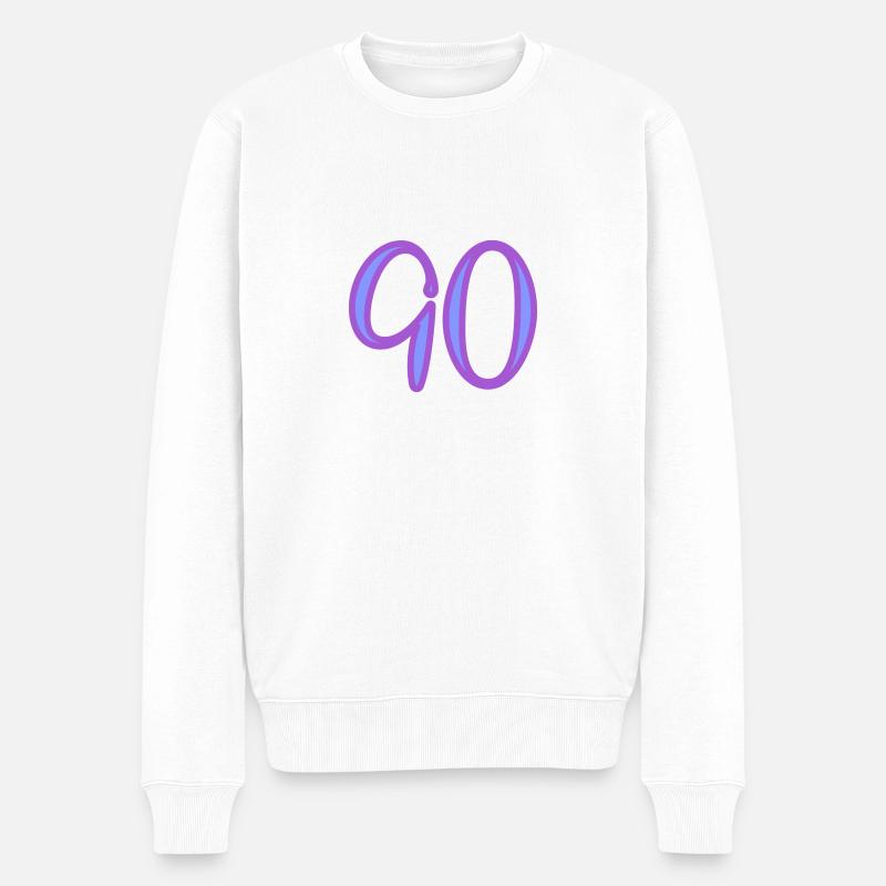 90 - Pull Premium bio Homme - blanc