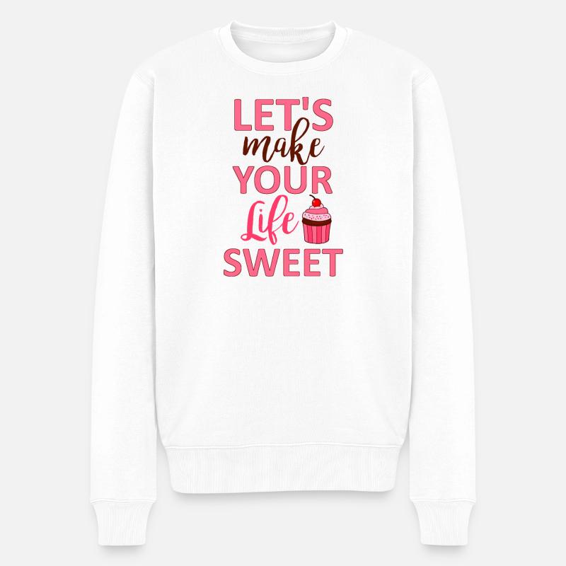 Rendons votre vie douce - Pull Premium bio Homme - blanc