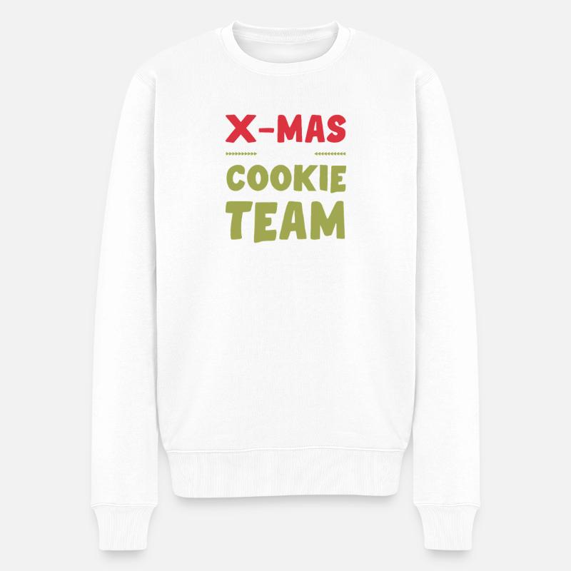 L’équipe des biscuits de Noël - Pull Premium bio Homme - blanc