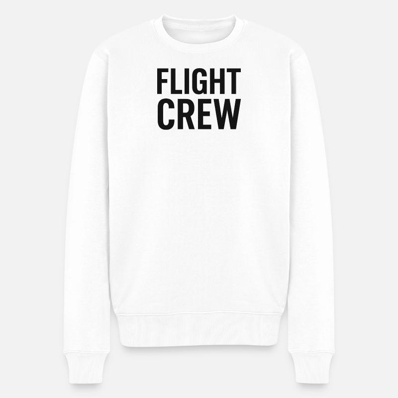 Flight Crew - Pull Premium bio Homme - blanc