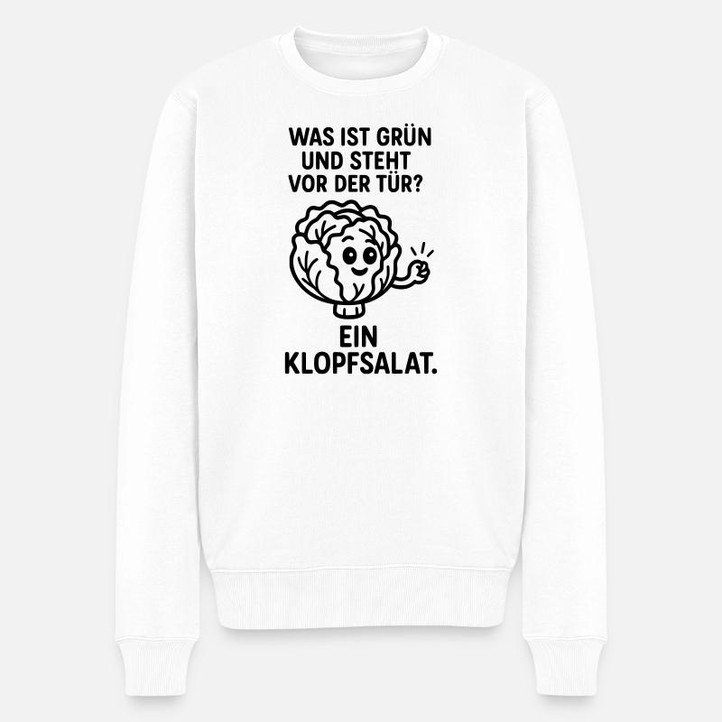 Blague sur la salade knock - Pull Premium bio Homme - blanc