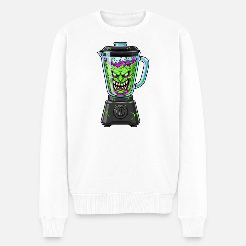 Mélangeur de légumes flippant - Pull Premium bio Homme - blanc