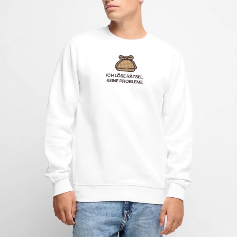 I solve puzzles, no problems Men's Premium Organic Jumper