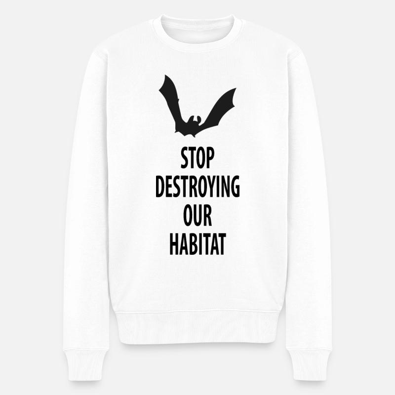 Chauves-souris - Pull Premium bio Homme - blanc