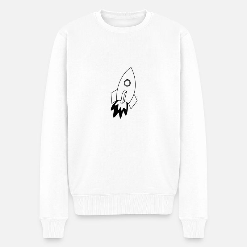 L’espace - Pull Premium bio Homme - blanc