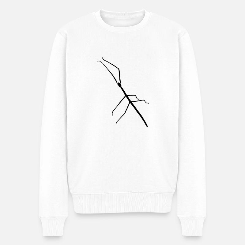 bois_ d'insectes_s1 - Pull Premium bio Homme - blanc