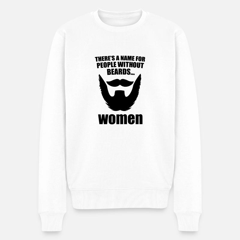 beard - Pull Premium bio Homme - blanc