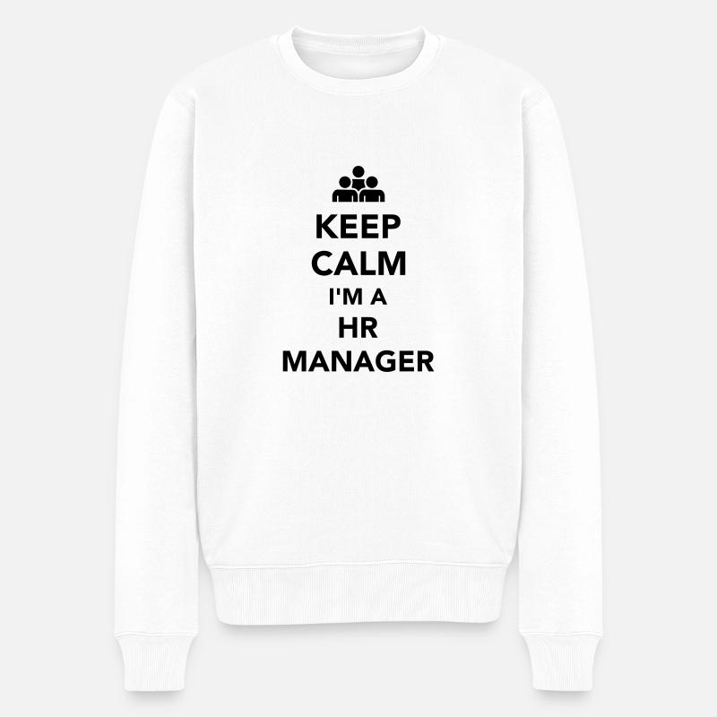 Personaler - Männer Premium Bio Pullover - Weiß