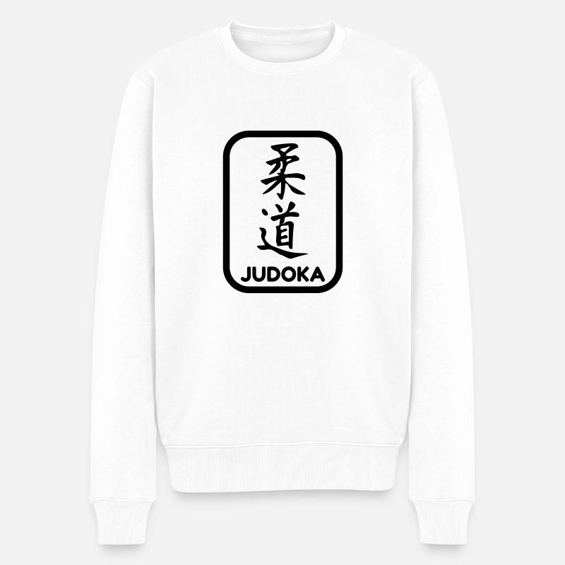Judo / Judoka / Dojo / Martial Art - Pull Premium bio Homme - blanc