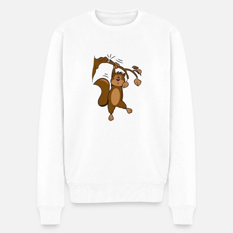 ast casse la pendaison - Pull Premium bio Homme - blanc