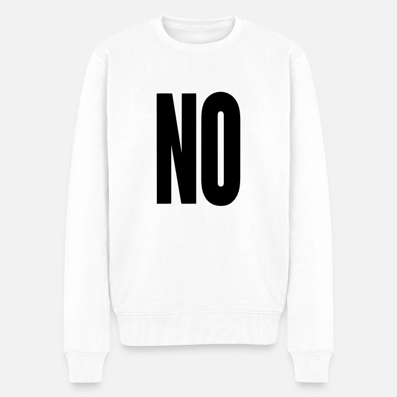 maintenant - Pull Premium bio Homme - blanc