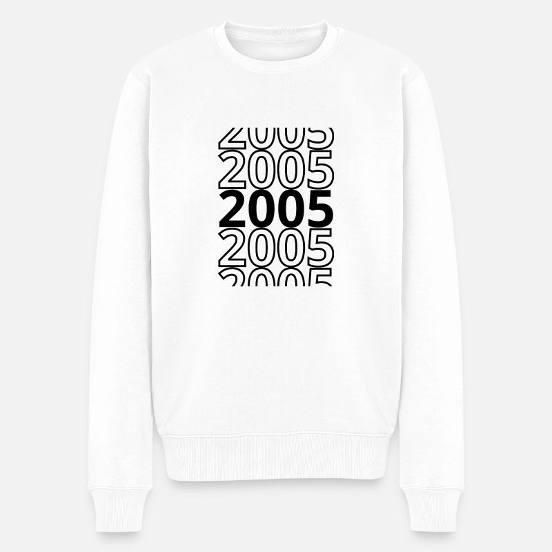 2005 2005 2005 - Pull Premium bio Homme - blanc