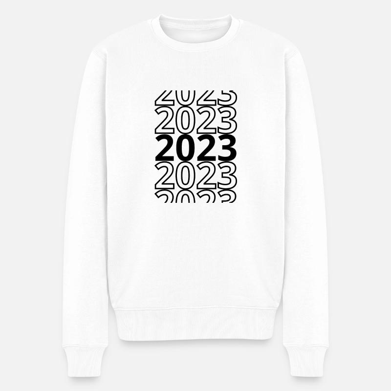 2023 2033 2023 - Pull Premium bio Homme - blanc