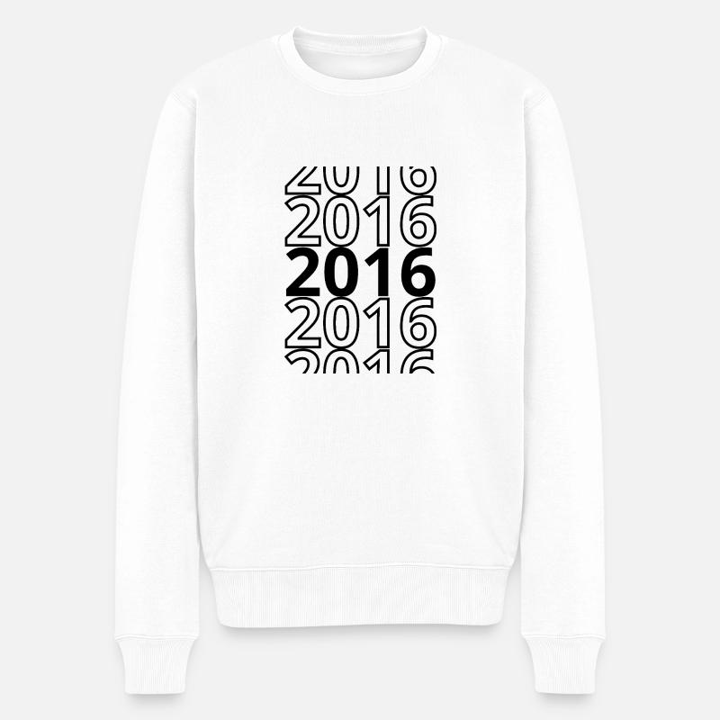 2016 2016 2016 - Pull Premium bio Homme - blanc