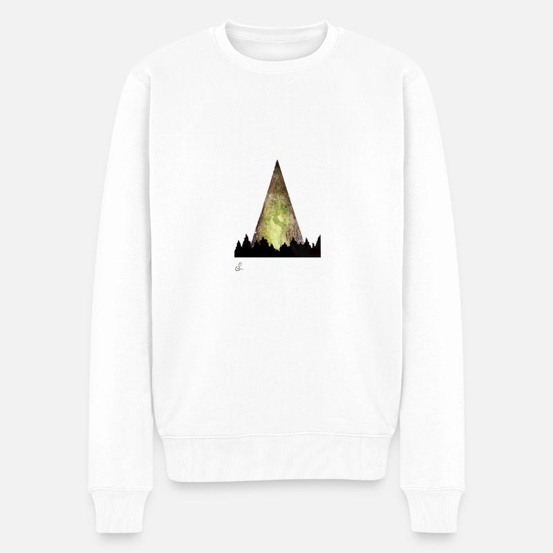 luca - Pull Premium bio Homme - blanc