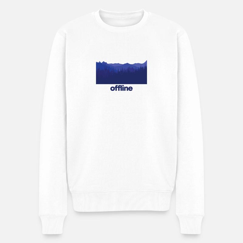 Alpinistes Nature Aventure - Pull Premium bio Homme - blanc