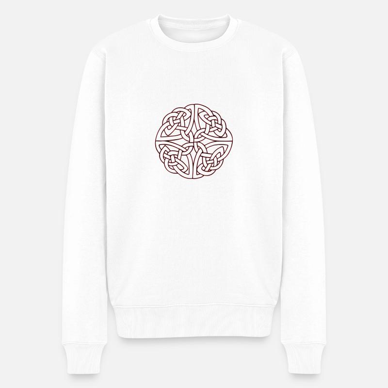 Conception Keltic - Pull Premium bio Homme - blanc