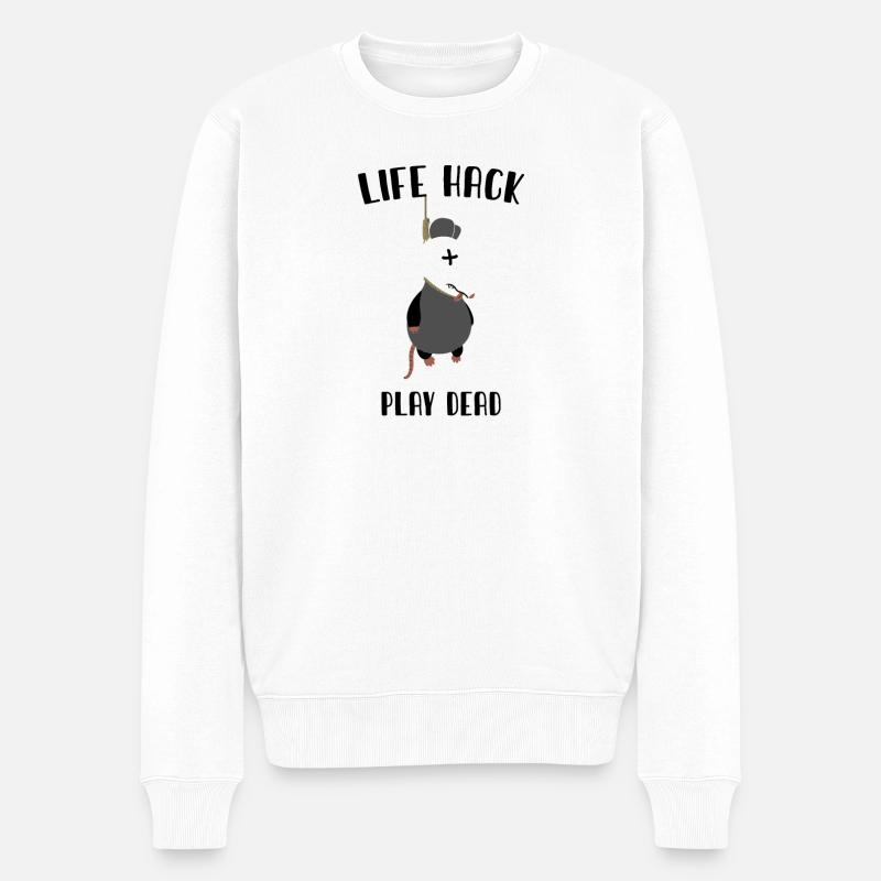Astuce de la vie - Pull Premium bio Homme - blanc