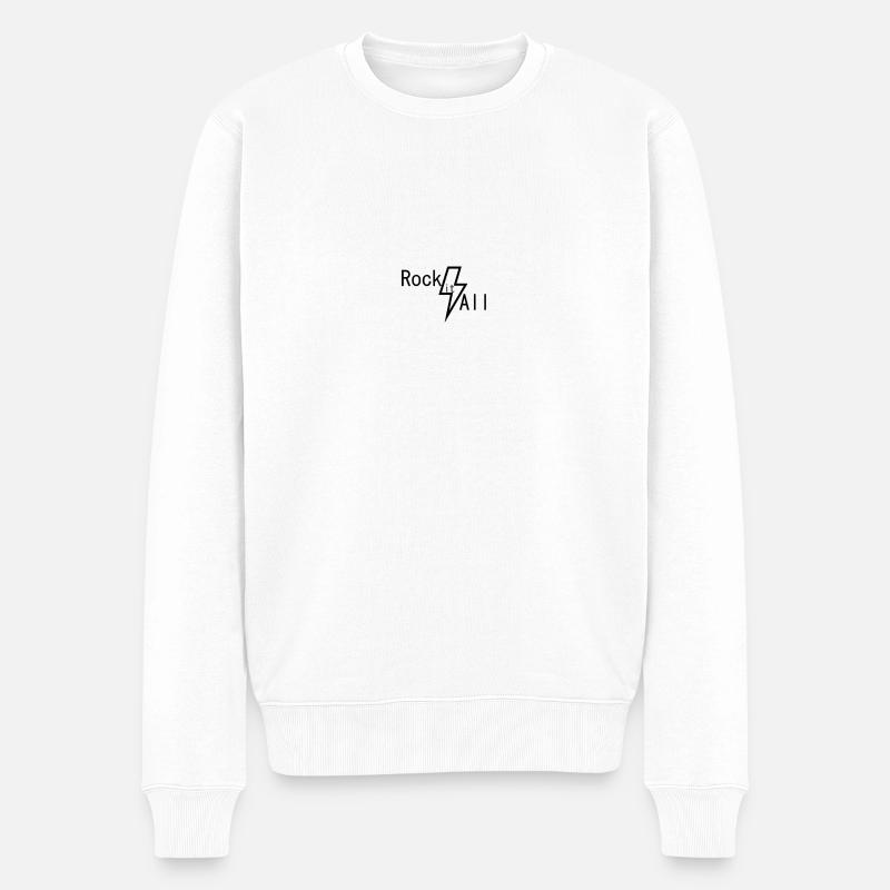 Rock it All - Pull Premium bio Homme - blanc