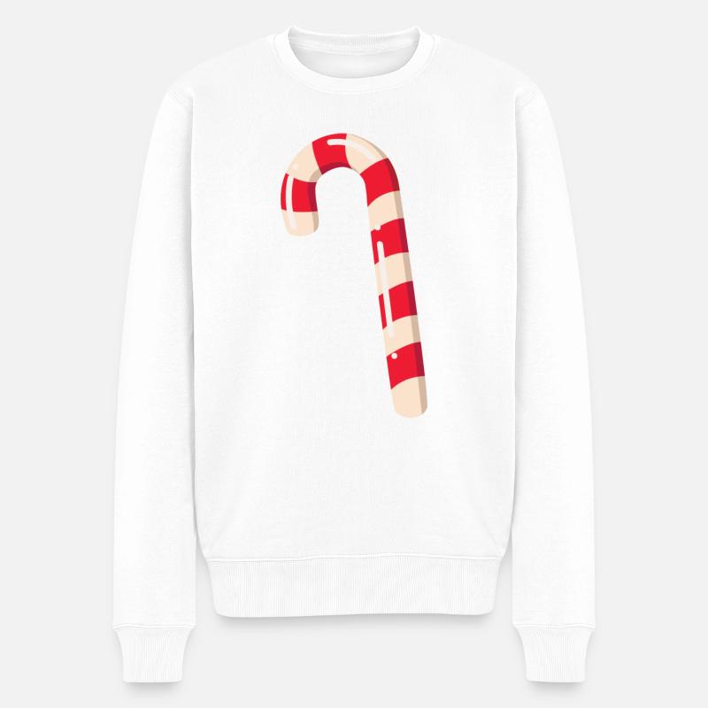 Sucre d'orge - Pull Premium bio Homme - blanc