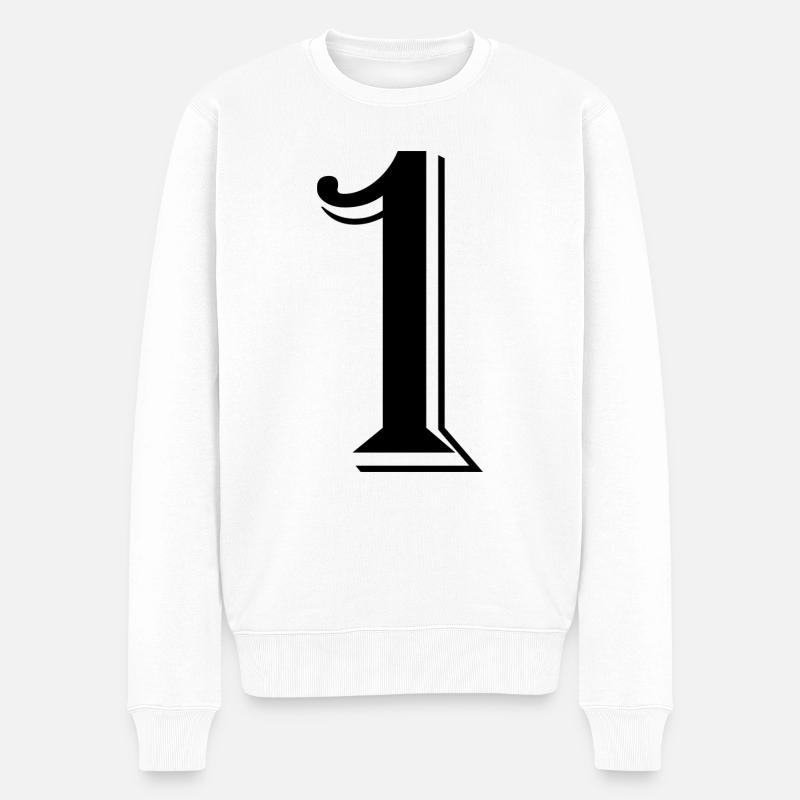 1 - Pull Premium bio Homme - blanc