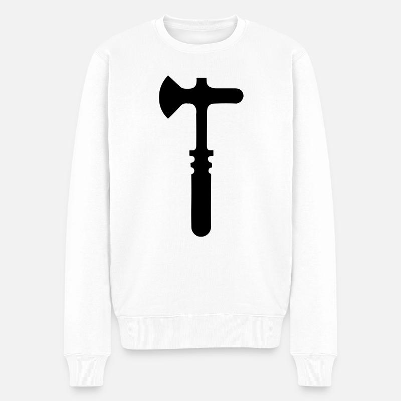 Outil - Pull Premium bio Homme - blanc