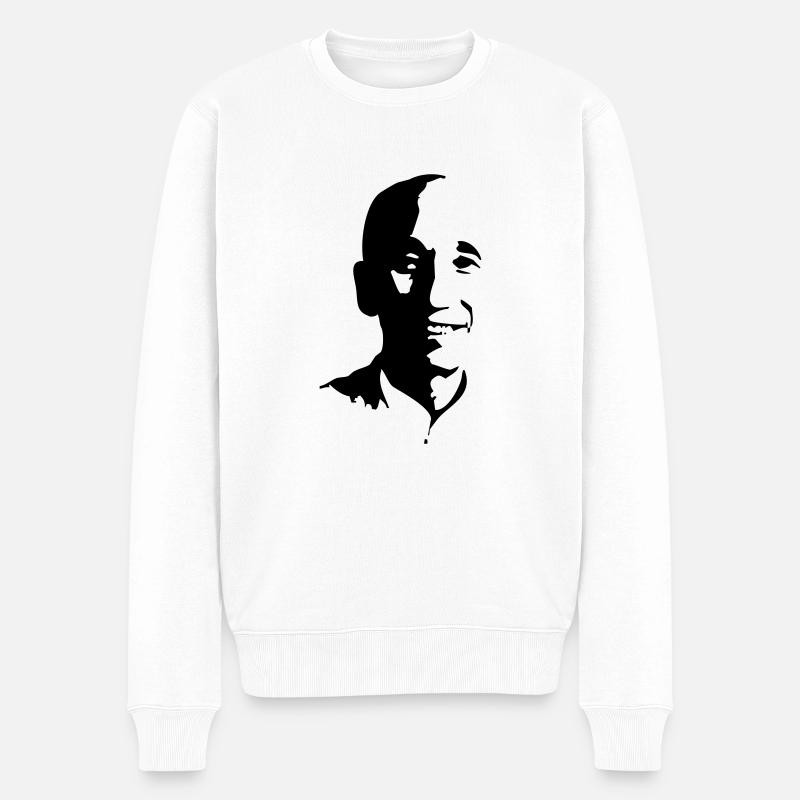 Grandmaster - Männer Premium Bio Pullover - Weiß