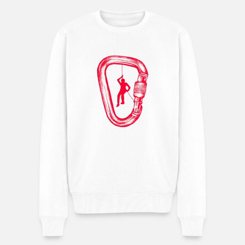 alpiniste - Pull Premium bio Homme - blanc