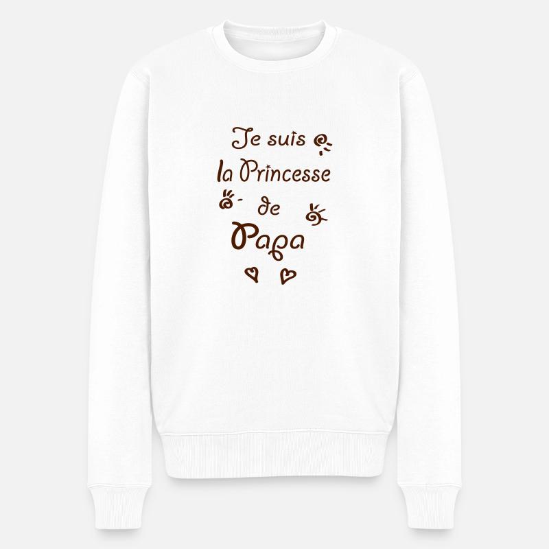 la princesse de papa - Pull Premium bio Homme - blanc