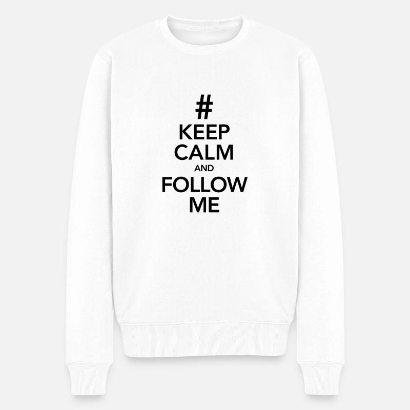 COOL ME AND STAYING CONSEQUENCES! - Pull Premium bio Homme - blanc