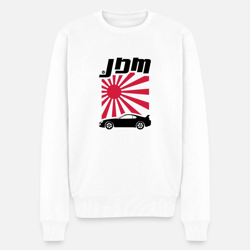 JDM Supra MK4 - Männer Premium Bio Pullover - Weiß