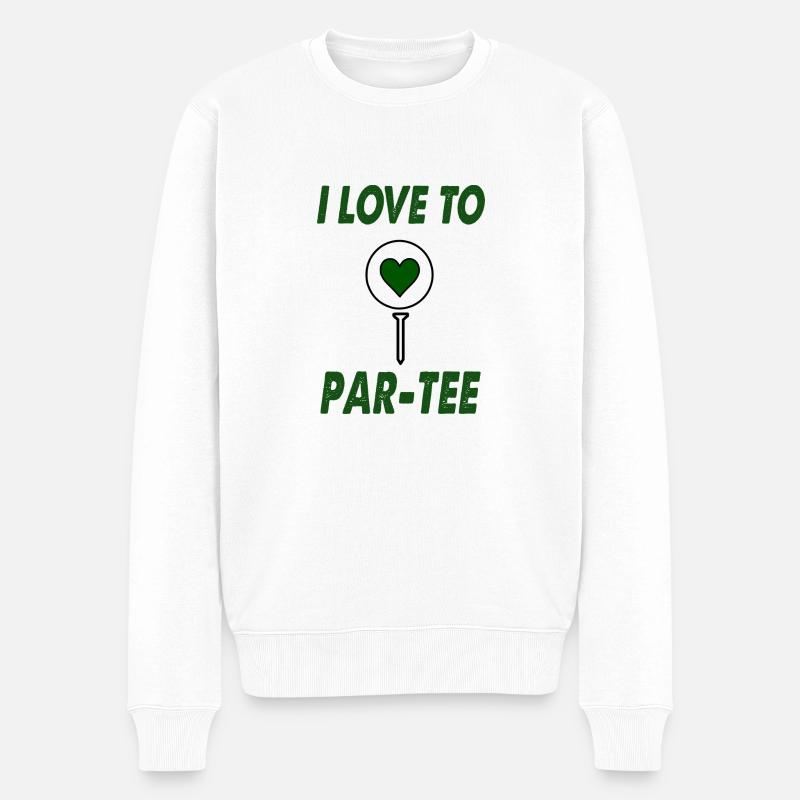 par tee - Pull Premium bio Homme - blanc