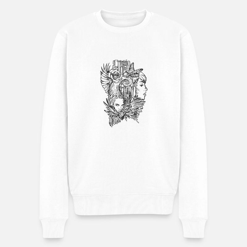 Die Erlösung - Männer Premium Bio Pullover - Weiß