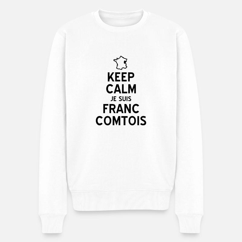 franc-comtois - Pull Premium bio Homme - blanc