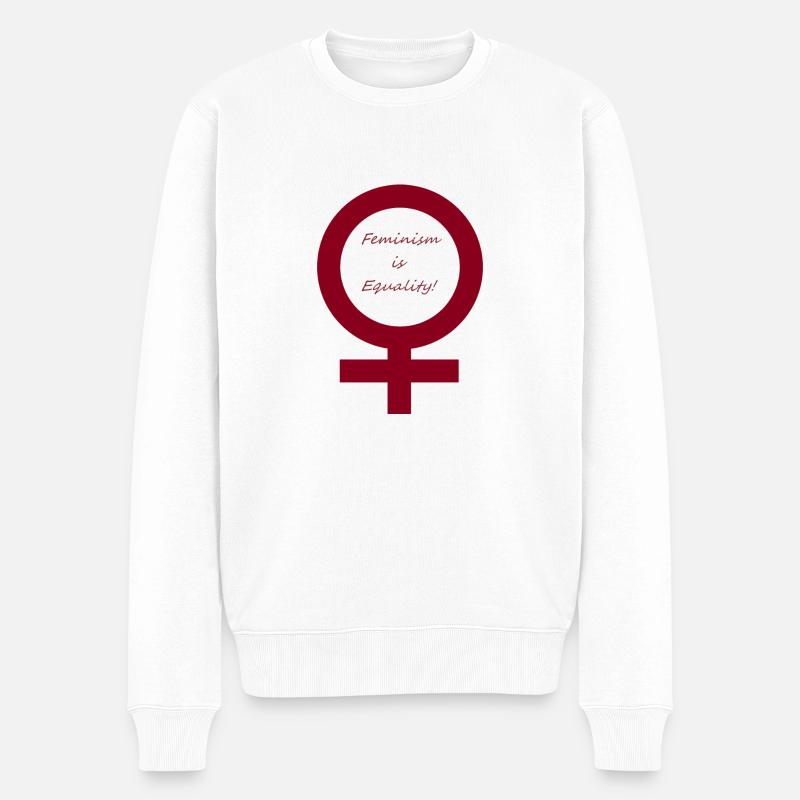 Feminism is Equality - Pull Premium bio Homme - blanc