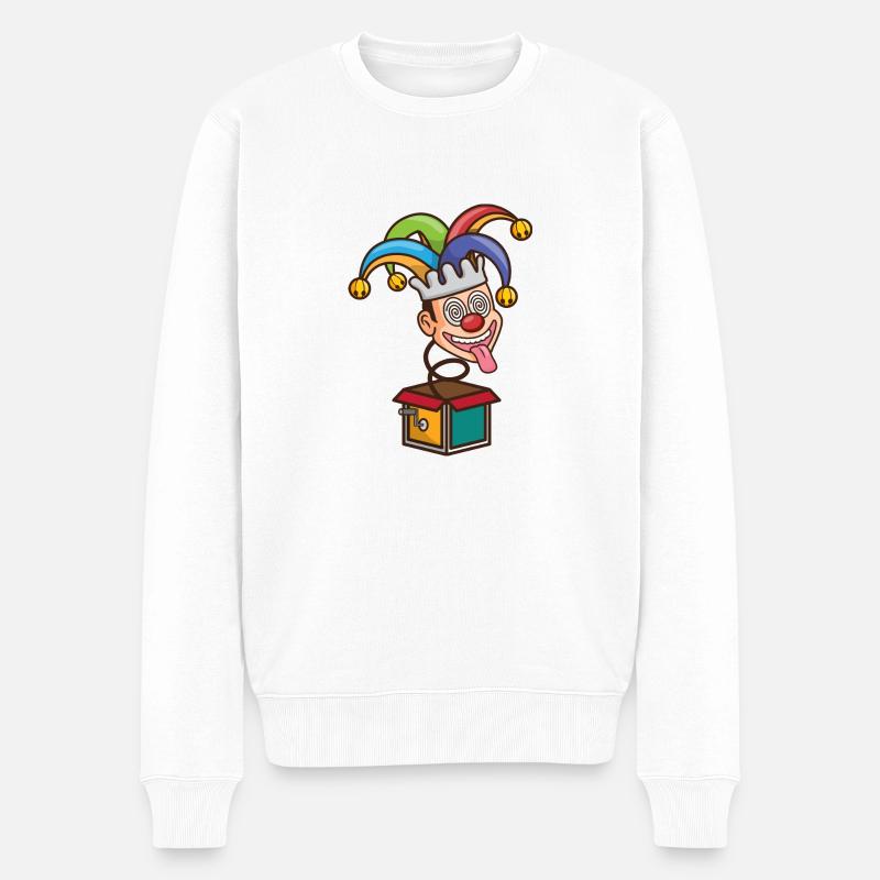 luxury - Männer Premium Bio Pullover - Weiß