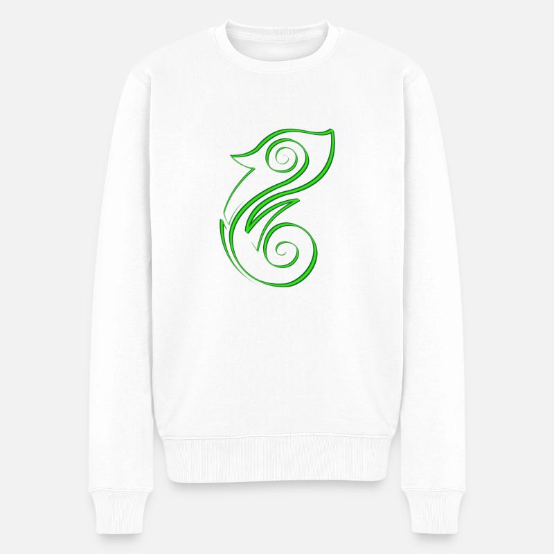 Caméléon - Pull Premium bio Homme - blanc