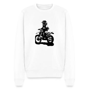 MOTO ENFANT - Pull Premium bio Homme - blanc - Devant - Thijin (182cm)