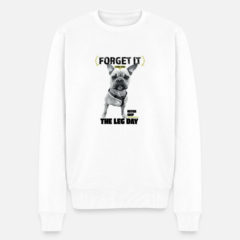 Legday - Männer Premium Bio Pullover - Weiß