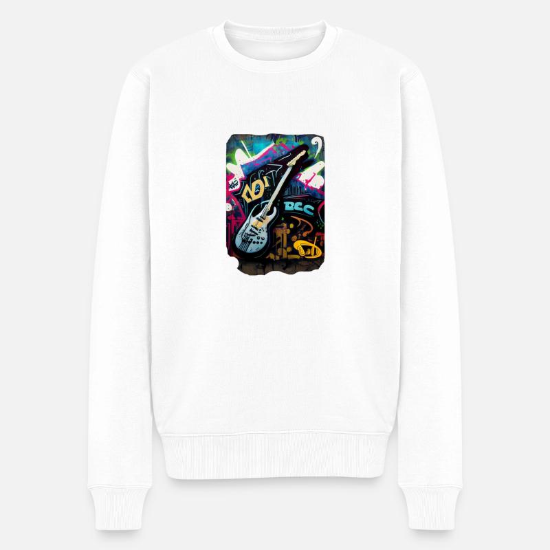 IMG 1631 - Männer Premium Bio Pullover - Weiß