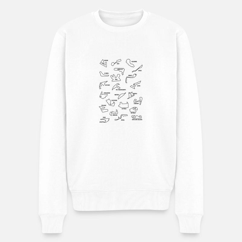 Circuits de - Pull Premium bio Homme - blanc