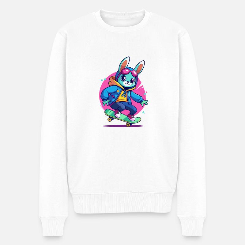 LAPIN - Pull Premium bio Homme - blanc