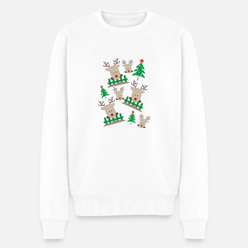 Noël - Pull Premium bio Homme - blanc